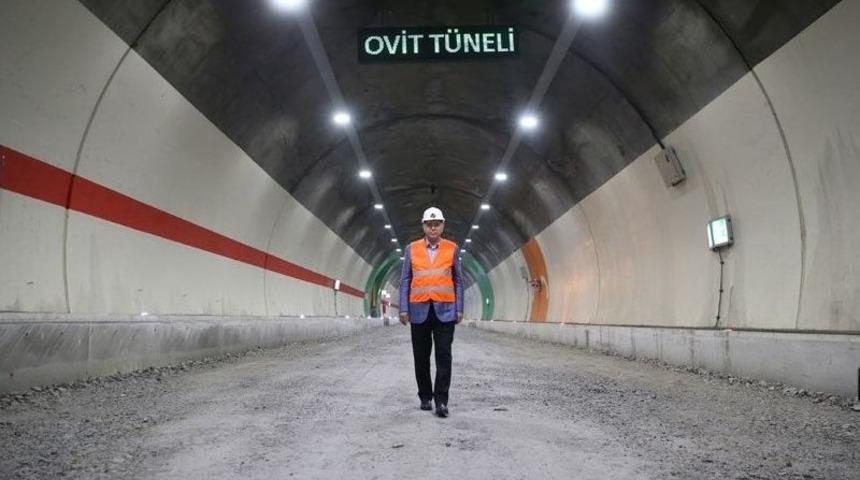 Ovit T&uuml;neli&rsquo;ni 13 Haziran&rsquo;da Cumhurbaşkanı Erdoğan A&ccedil;acak