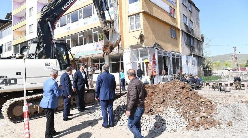 Başkan Asya, B&ouml;lge M&uuml;d&uuml;r&uuml; Kayat&uuml;rk İle Altyapı &Ccedil;alışmalarını İnceledi