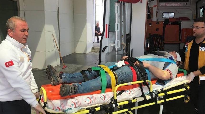 Karaman&rsquo;da İskeleden D&uuml;şen İş&ccedil;inin Kafatası Kırıldı