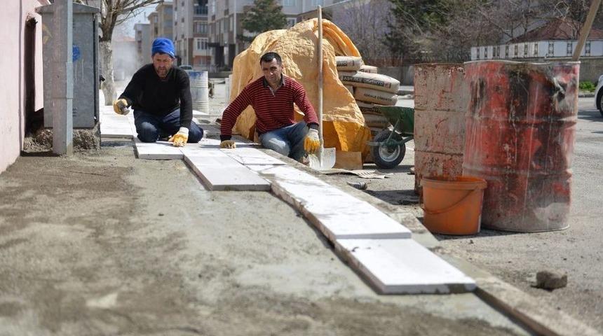 Yakutiye, Yol Ve Kaldırım Sezonunu Erken A&ccedil;tı