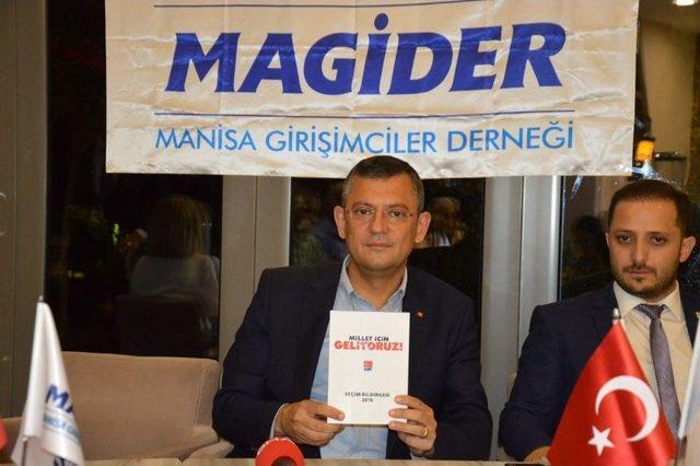 Chp’li Özel’den ’kandil’ Değerlendirmesi