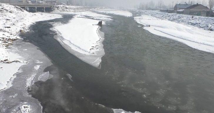 Murat Nehri’nde Antartika’yı Andıran Görüntüler G1
