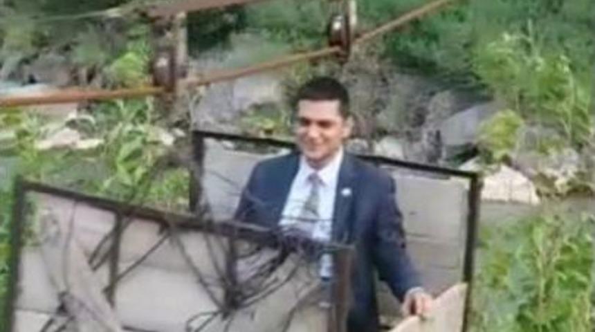 Hakim Keşfe Teleferikle İşte B&ouml;yle Gitti