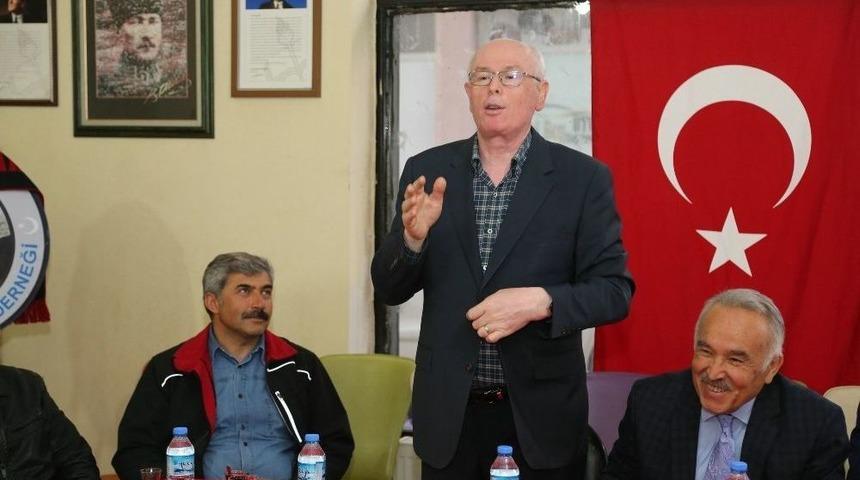 Başkan Kazım Kurt, G&uuml;m&uuml;ş Der&rsquo;de Halkla Buluştu