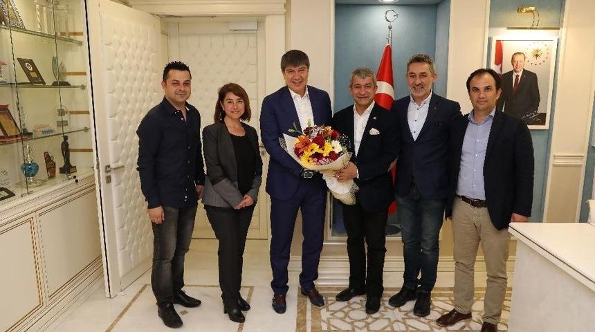 T&uuml;rel, Agc Ve Tsyd Y&ouml;netimini Ağırladı