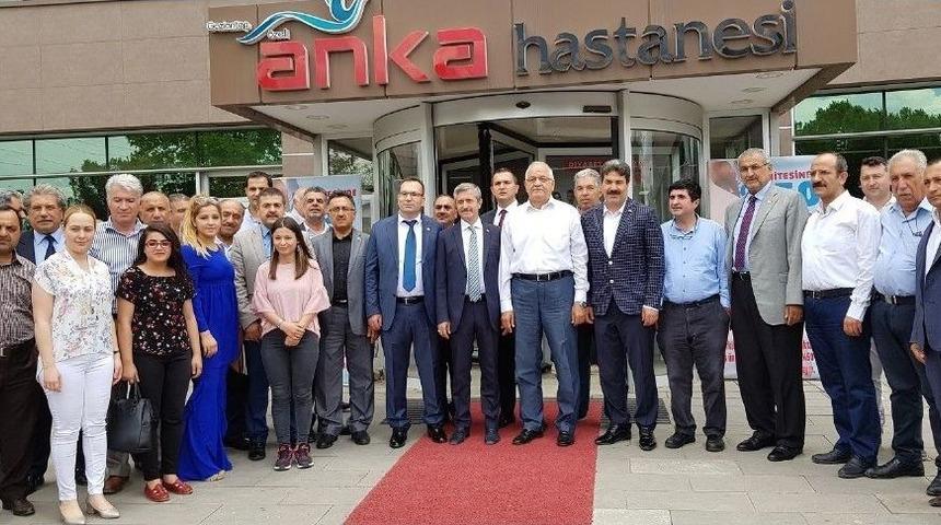 Milletvekili Erdoğan&rsquo;dan Anka Hastanesi&rsquo;ne Ziyaret