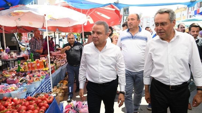 Başkan B&ouml;cek&rsquo;e Kepez&rsquo;de Yoğun İlgi