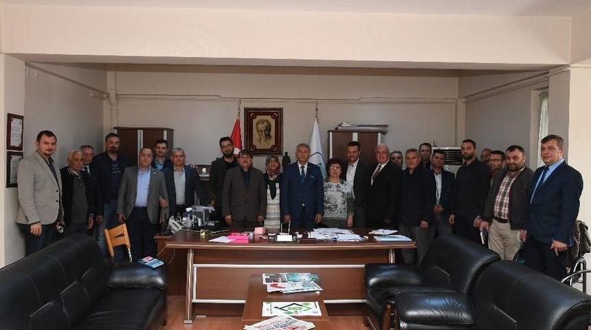 Başkan G&uuml;naydın, Festival Ve Fuar &Ouml;ncesi Firma Temsilcileriyle Buluştu