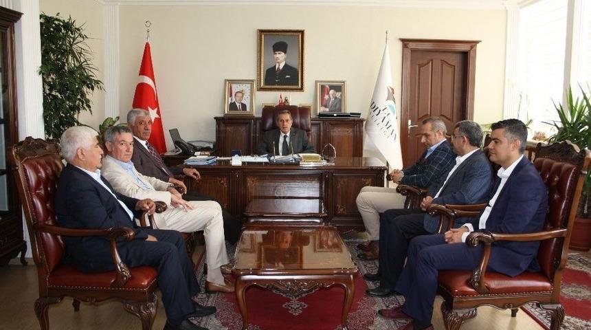 Atso Y&ouml;netimi Vali Ve Emniyet M&uuml;d&uuml;r&uuml; İle Bir Araya Geldi