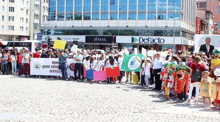 Uşak&rsquo;ta 5 Haziran D&uuml;nya &Ccedil;evre G&uuml;n&uuml; Kutlamaları