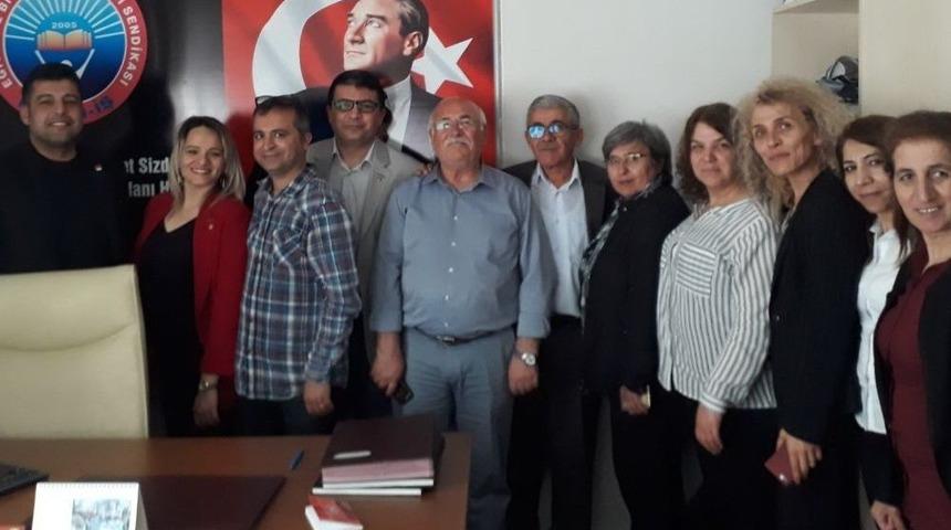 Chp Y&ouml;netimi Stk Temsilcileriyle Bir Araya Geldi