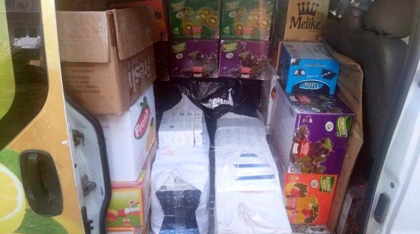 Kahve Aracında Kaçak Sigara Sevkiyatı