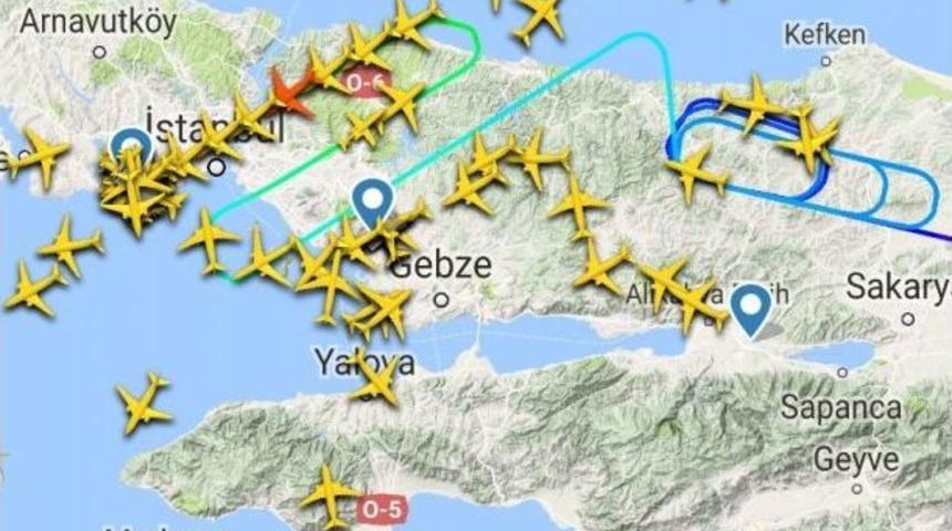 İstanbul&rsquo;da Hava Trafiğine Yağmur Engeli