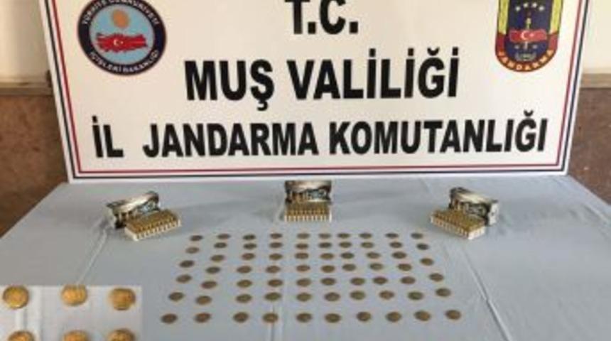Muş&rsquo;ta 68 Adet Sikke Ve 147 Adet Tabanca Fişeği Ele Ge&ccedil;irildi