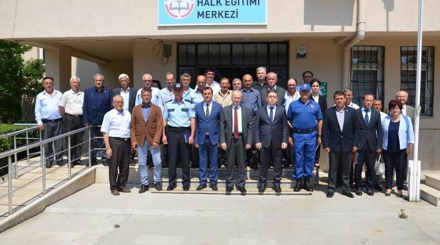 Vali Ceylan, Muhtarlarla Bir Araya Geldi