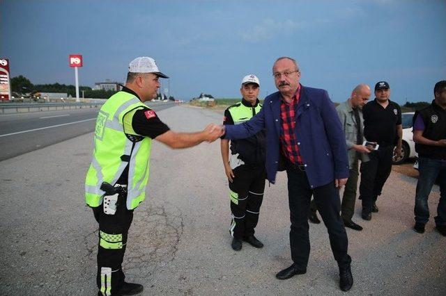 Emniyet Müdürü Görevdeki Polislerin İftarına Katıldı