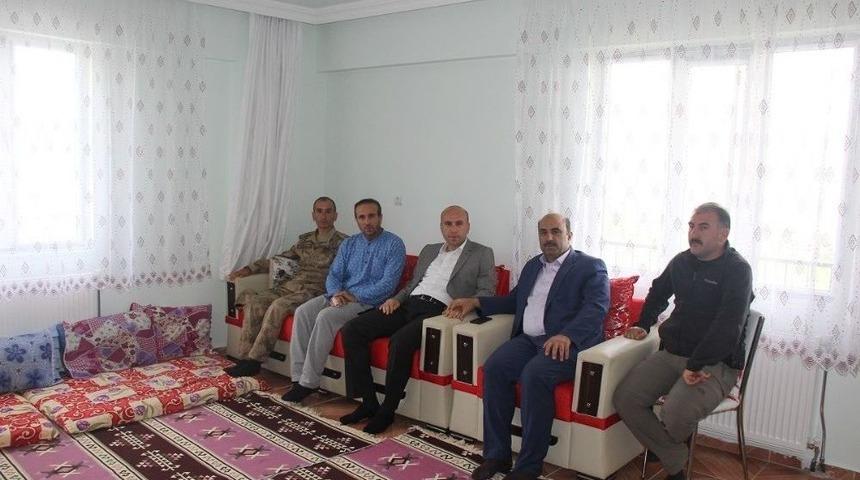 Başkan D&uuml;lgeroğlu Yaralı Korucuları Ziyaret Etti