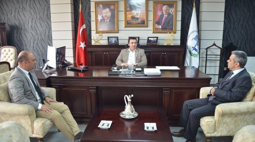 Başkan Bakıcı&rsquo;ya Hastane Y&ouml;netiminden Ziyaret