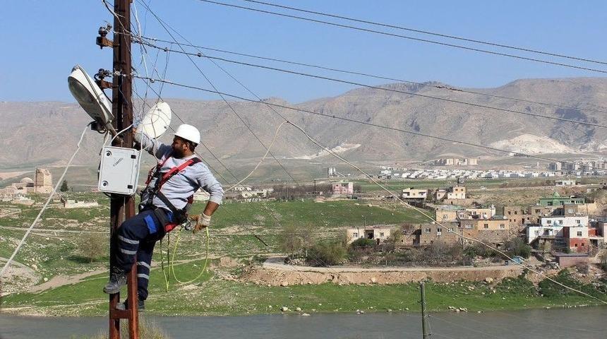 Dicle Elektrik Hasankeyf&rsquo;te İşbaşında