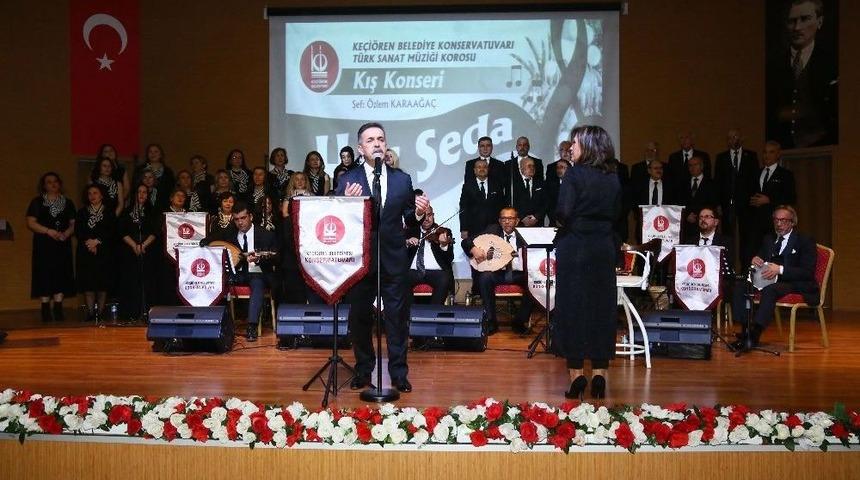 Ke&ccedil;i&ouml;ren&rsquo;de Kış Konseri B&uuml;y&uuml;ledi