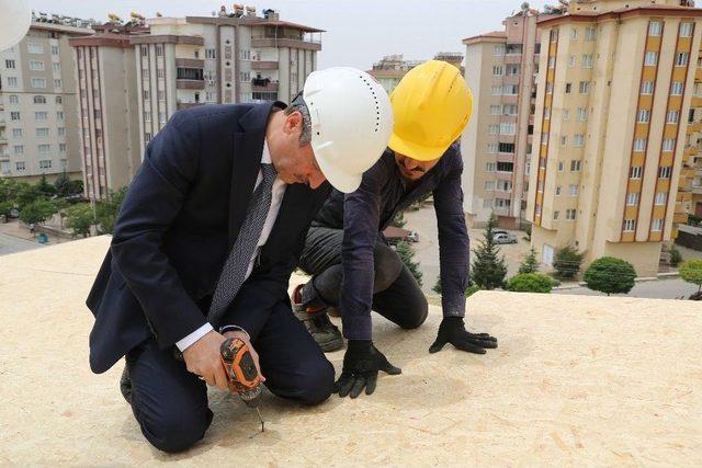 Şahinbey Kongre Merkezi Yükseliyor