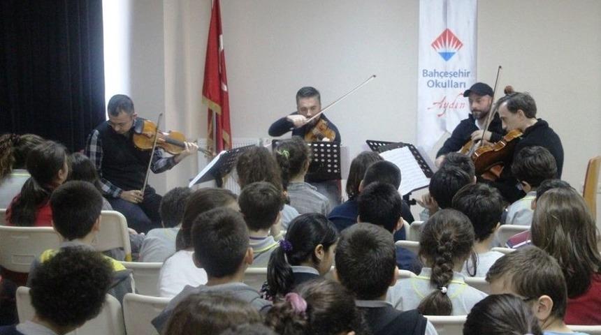 Aydın Bah&ccedil;eşehir Koleji, Borusan Quartet&rsquo;i Ağırladı