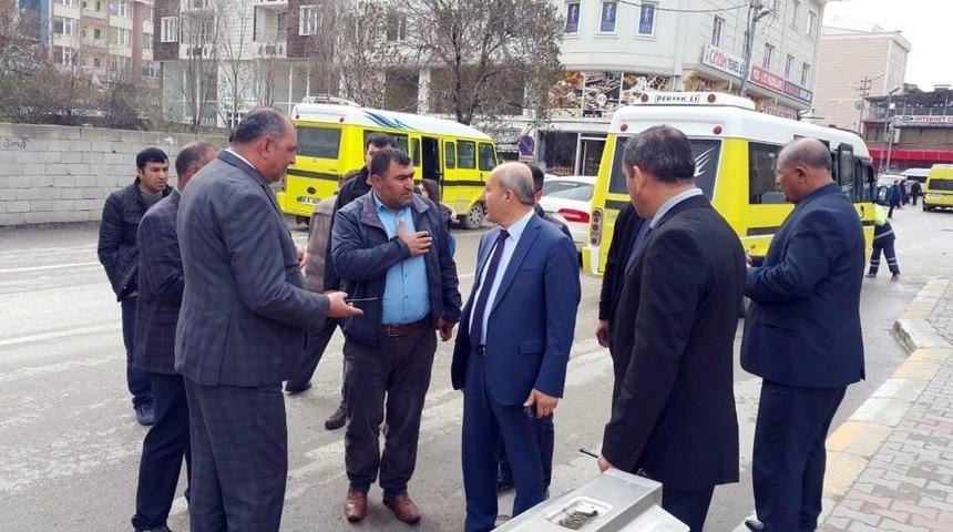 Van&rsquo;daki Minib&uuml;s Duraklarına Denetim