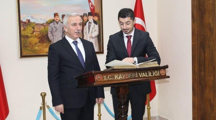 Bosna-hersek Br&ccedil;ko B&ouml;lgesi Heyeti Vali S&uuml;leyman Kam&ccedil;ı&rsquo;yı Ziyaret Etti