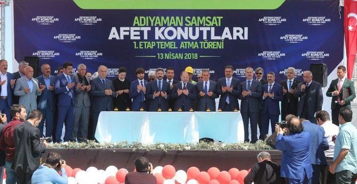 Başbakan Yardımcısı Akdağ Depremzede Konutlarının Temelini Attı G1