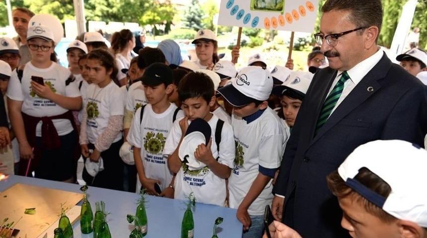 Başkan Tiryaki, &Ccedil;evre G&uuml;n&uuml;&rsquo;nde &Ccedil;ocukları Yalnız Bırakmadı