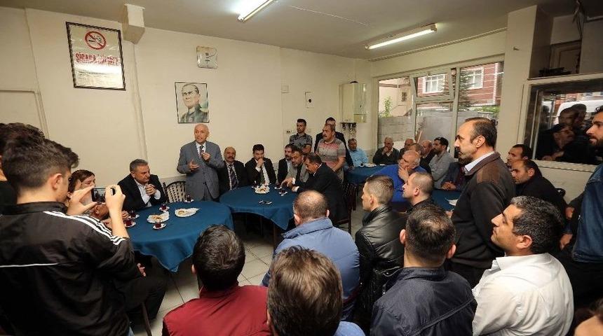 Başkan Yaşar, Demetevler Sakinleriyle Sohbet Etti