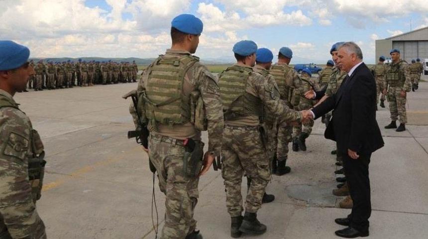 Vali Yıldırım, Afrin Kahramanlarını Karşıladı