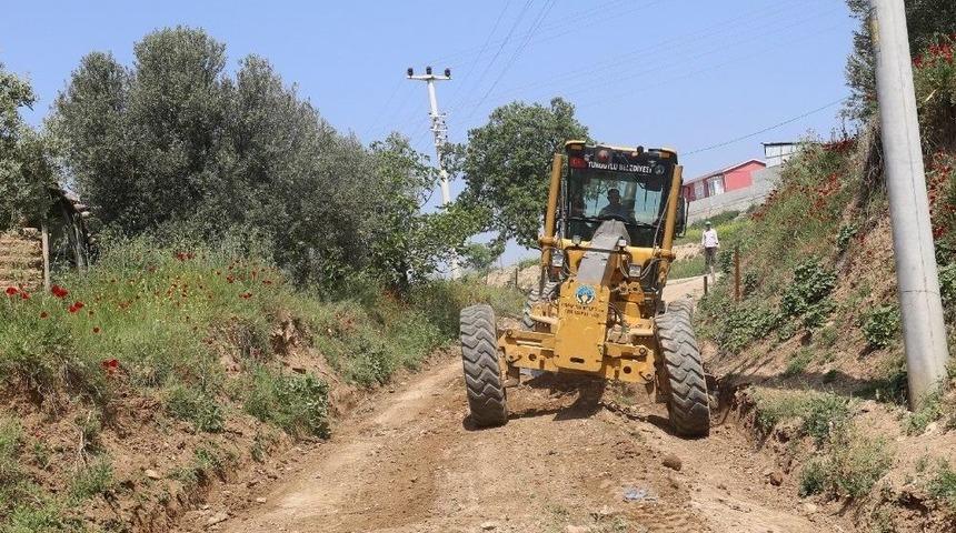 Turgutlu&rsquo;nun Ova Yollarına Yaz Hazırlığı
