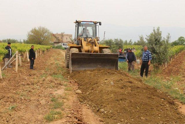 Turgutlu’nun Ova Yollarına Yaz Hazırlığı