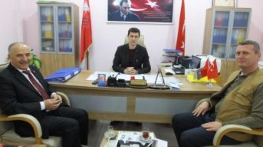 Burhaniye&rsquo;de H&uuml;rriyet Ortaokulu M&uuml;d&uuml;r&uuml; Bilgin&rsquo;den Mesleki Eğitim Merkezine Veda Ziyareti