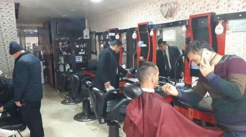 Sungurlu&rsquo;da Berber Ve Kuaf&ouml;rler Denetlendi