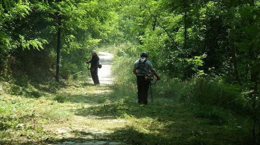 Park Ve Yeşil Alanlar Bakımdan Ge&ccedil;iyor