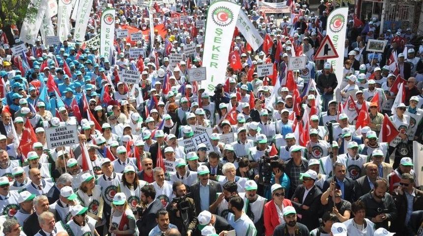 Başkent&rsquo;te Şeker Fabrikası Eylemi