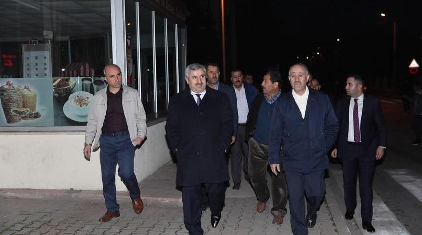 Başkan Baran&rsquo;dan Gece Mesaisi