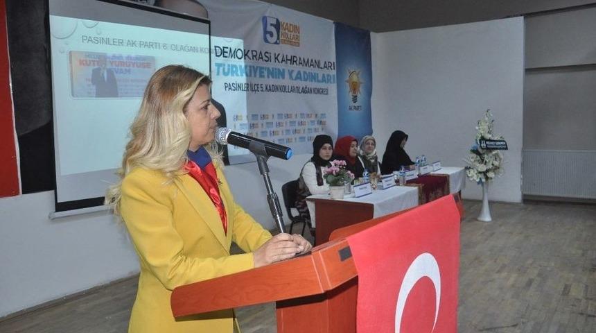 Ak Parti Pasinler Kadın Kolları Başkanlığına Kurt Se&ccedil;ildi