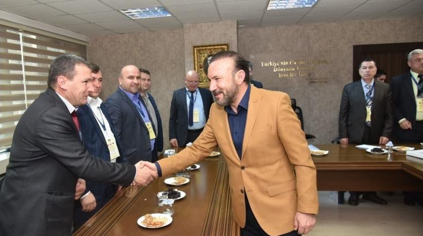 Başkan Doğan T&uuml;rk D&uuml;nyası&rsquo;ndan Misafirlerini Ağırladı