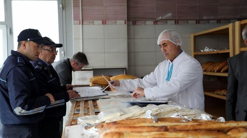 Zabıta Ekiplerinden Fırın Denetimi