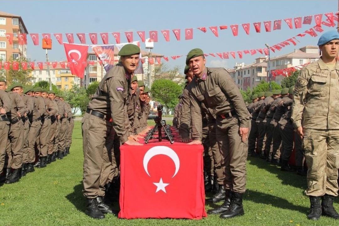 &Ccedil;orum&rsquo;da 370. Kısa D&ouml;nem Erler Yemin Etti