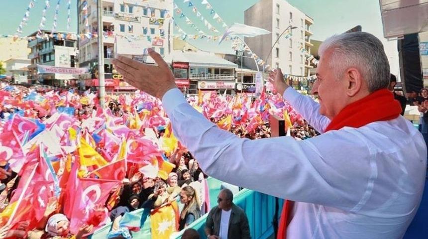 Başbakan Yıldırım: "kimse T&uuml;rklere, K&uuml;rtlere Devlet Kurma K&uuml;stahlığında Bulunmasın"
