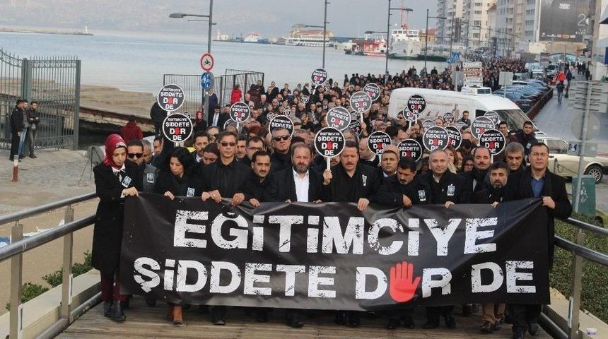 Eğitimciler Şiddete Karşı Y&uuml;r&uuml;d&uuml;