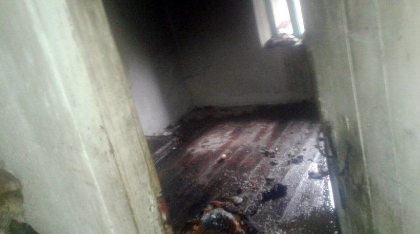 Alevlerin İ&ccedil;inde Kalan 3 Aylık Bebek Ağır Yaralandı