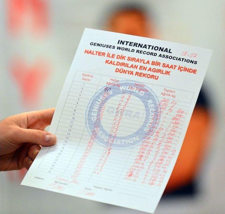 Tolga Çakmak’tan 7 Ton 60 Kilogramlık Rekor G3