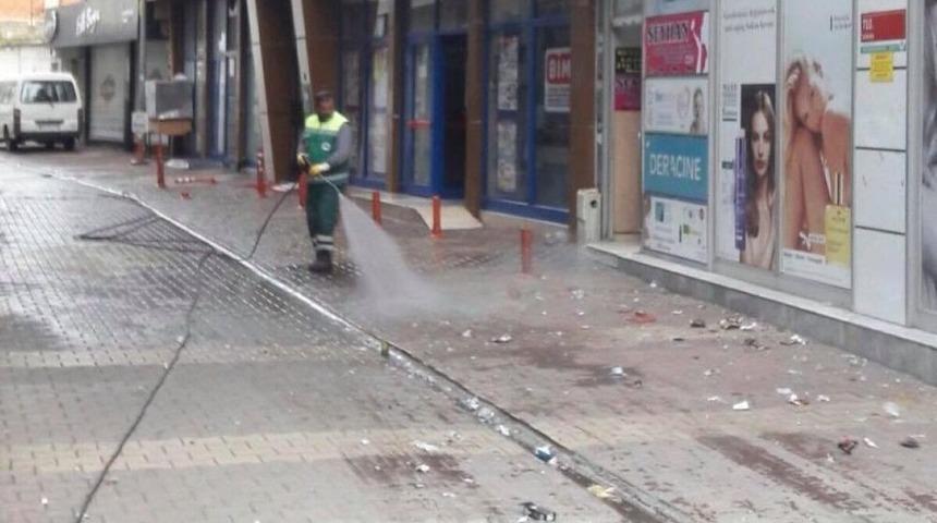 Şehir Genelinde Temizlik &Ccedil;alışması Yapıldı