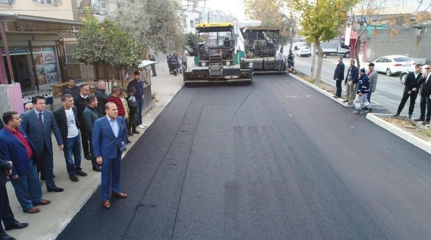 Huzur Caddesi&rsquo;ne Asfalt
