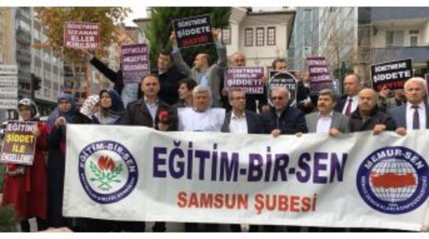 Eğitim-bir-sen, Eğitimcilere Y&ouml;nelik Şiddeti Kınadı